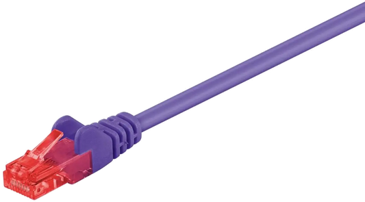 MicroConnect B-UTP603P U/UTP CAT6 3M purple PVC, Unshielded Network Cable, 5711045330827