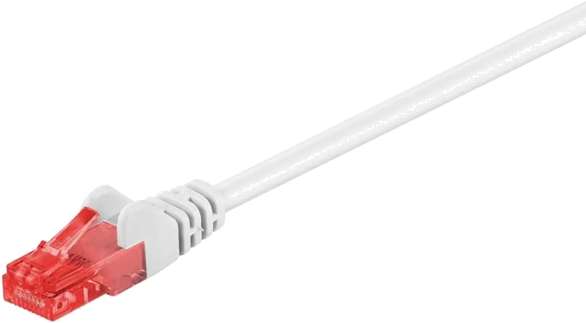 MicroConnect B-UTP603W U/UTP CAT6 3M White PVC, Unshielded Network Cable, 5711045333514