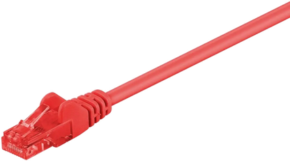 MicroConnect B-UTP605R U/UTP CAT6 5M Red PVC, Unshielded Network Cable, 5711045266324