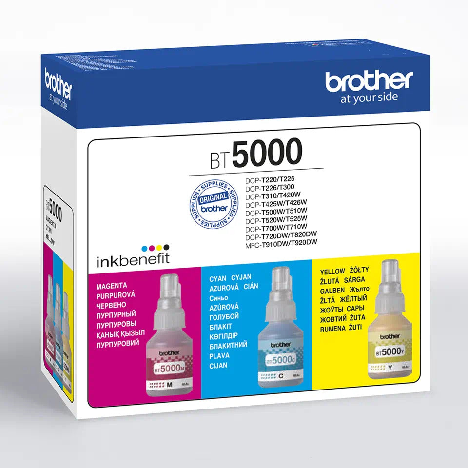 Brother BT5000CLVAL Ink value pack CMY