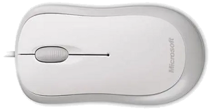 Microsoft 4YH-00008 Basic Optical Mouse for Business PS2/USB White, 885370353426