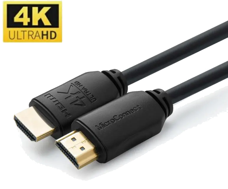 MicroConnect MC-HDM19190.5V2.0 Cablu HDMI Tata-Tata, UHD 4K@60Hz, 18Gbit, HDMI 2.0, HDCP 2.2, 0.5m, negru, 5704174300397