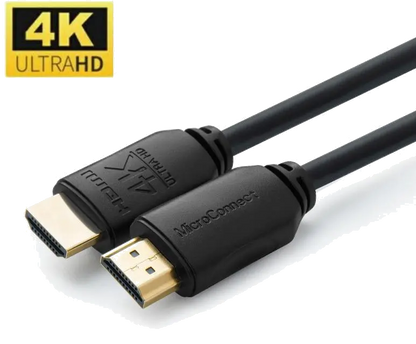 MicroConnect MC-HDM19190.5V2.0 Cablu HDMI Tata-Tata, UHD 4K@60Hz, 18Gbit, HDMI 2.0, HDCP 2.2, 0.5m, negru, 5704174300397