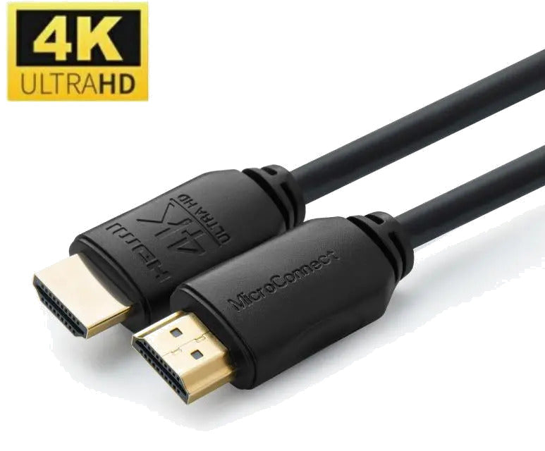 MicroConnect MC-HDM19190.5V2.0 Cablu HDMI Tata-Tata, UHD 4K@60Hz, 18Gbit, HDMI 2.0, HDCP 2.2, 0.5m, negru, 5704174300397