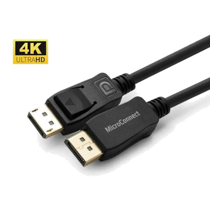 MicroConnect MC-DP-MMG-050 4K DisplayPort 1.2 Cable 0.5m, Displayport version 1.2, 5704174307501