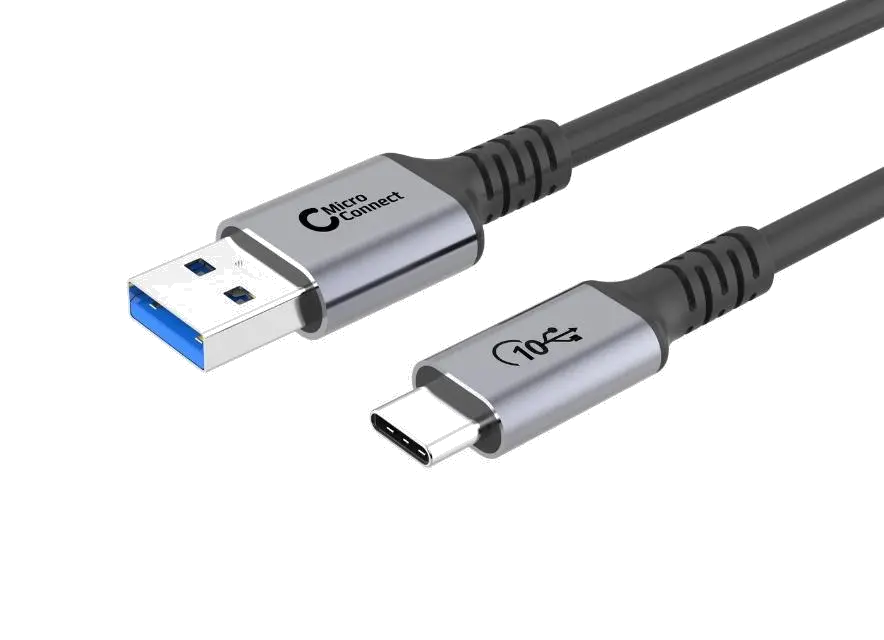 MicroConnect USB3.2AC05 Cablu date/incarcare USB-C la USB-A, 10Gbps, 60W (20V/3A), 0,5m, 5715063002513