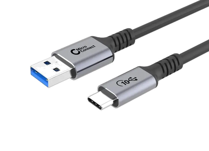 MicroConnect USB3.2AC05 Cablu date/incarcare USB-C la USB-A, 10Gbps, 60W (20V/3A), 0,5m, 5715063002513