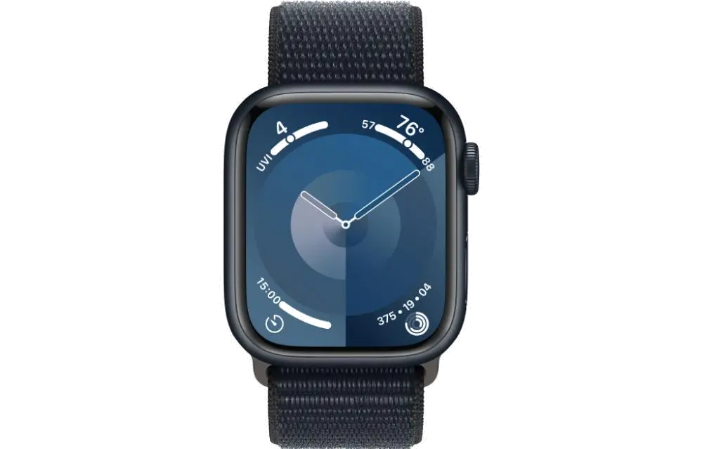 Apple MR8Y3QP/A Apple Watch S9 GPS 41mm Midnight Alu Case w Midnight Sport Loop, 195949030055