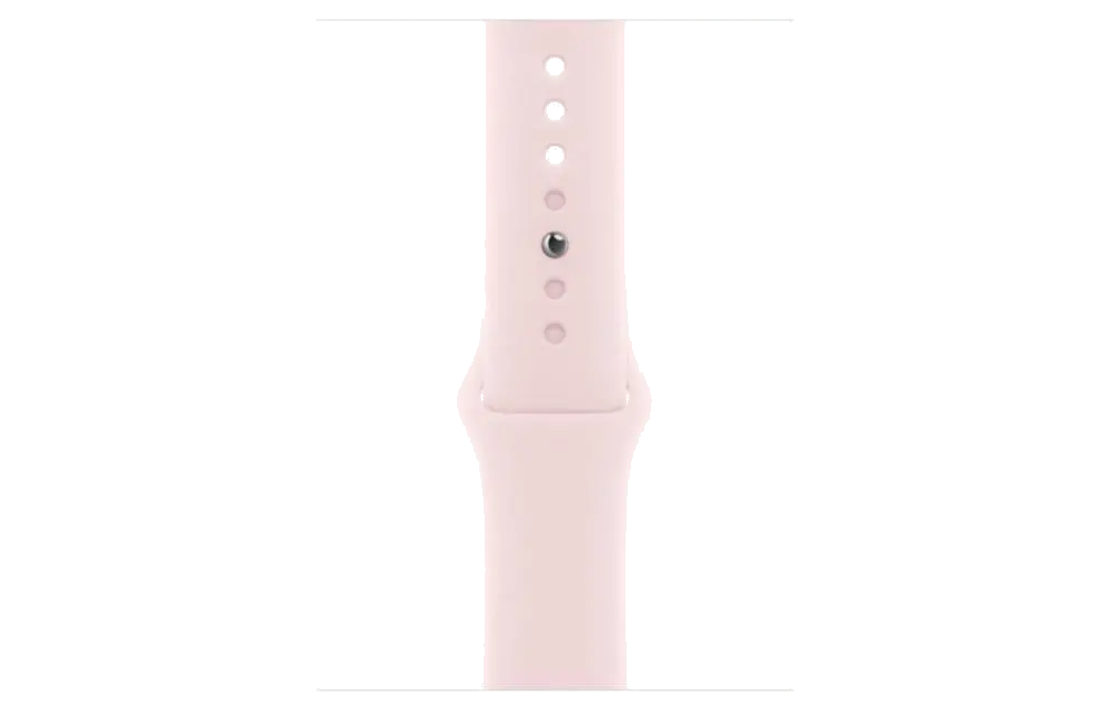 Apple MR9G3QP/A Apple Watch S9 GPS 45mm Pink Alu Case w Light Pink Sport Band S/M, 195949031816