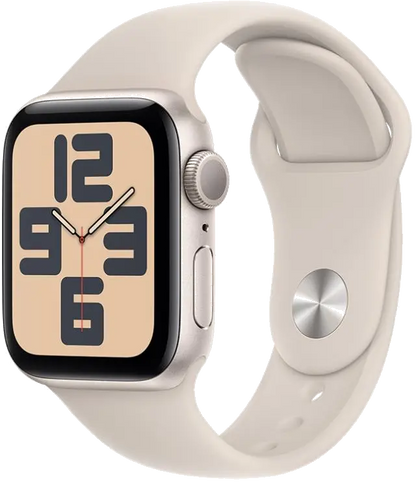 Apple MR9V3QP/A Apple Watch SE2 v2 GPS 40mm Starlight Alu Case w Starlight Sport Band M/L, 195949003356