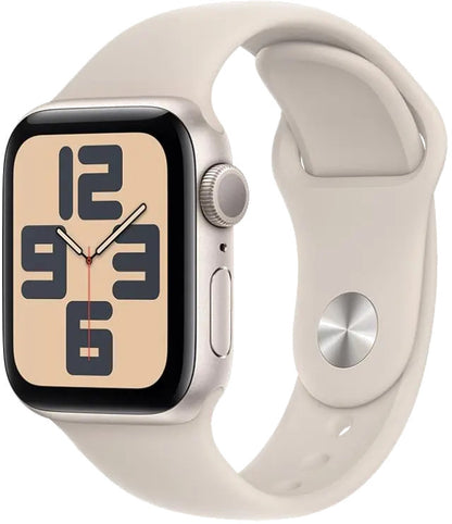 Apple MR9V3QP/A Apple Watch SE2 v2 GPS 40mm Starlight Alu Case w Starlight Sport Band M/L, 195949003356