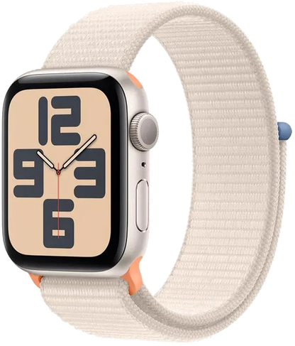 Apple MR9W3QP/A Apple Watch SE2 v2 GPS 40mm Starlight Alu Case w Starlight Sport Loop, 195949003462