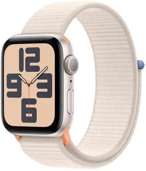 Apple MR9W3QP/A Apple Watch SE2 v2 GPS 40mm Starlight Alu Case w Starlight Sport Loop, 195949003462