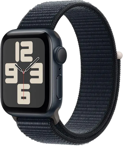 Apple MRE03QP/A Apple Watch SE2 v2 GPS 40mm Midnight Alu Case w Midnight Sport Loop, 195949003790