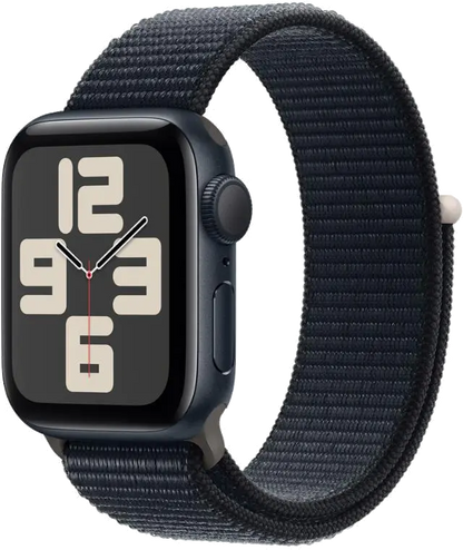 Apple MREA3QP/A Apple Watch SE2 v2 GPS 44mm Midnight Alu Case w Midnight Sport Loop, 195949004780