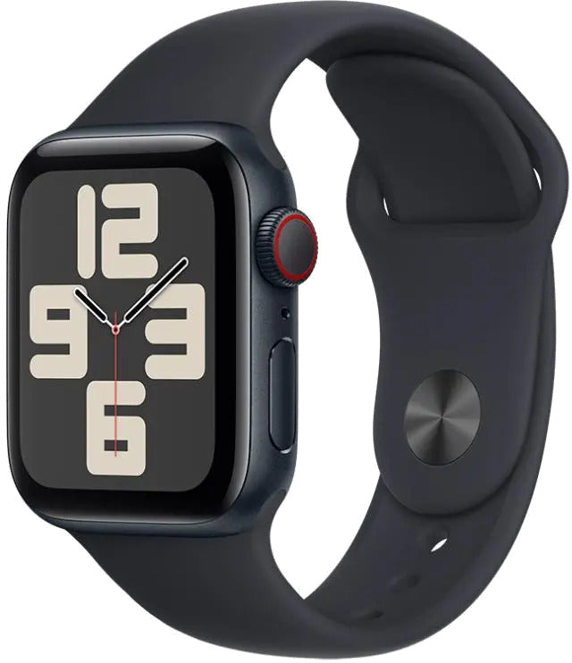 Apple MRG73QP/A Apple Watch SE2 v2 Cellular 40mm Midnight Alu Case w Midnight Sport Band S/M, 195949006418