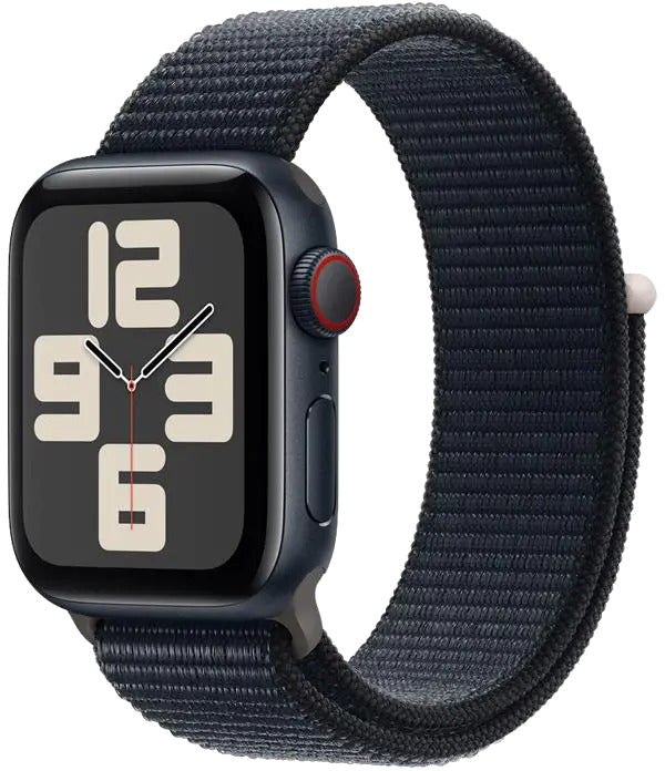 Apple MRGE3QP/A Apple Watch SE2 v2 Cellular 40mm Midnight Alu Case w Midnight Sport Loop, 195949006616