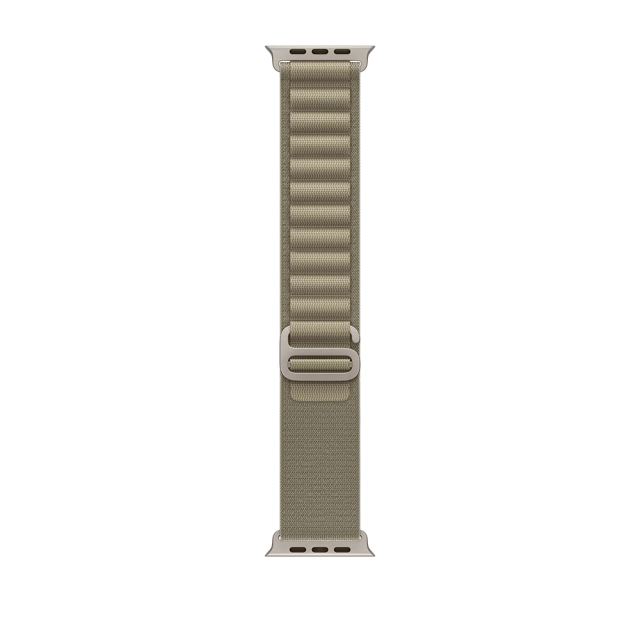 Apple MREX3WB/A Apple Watch Ultra2 Cellular, 49mm Titanium Case w Olive Alpine Loop Small, 194253829492