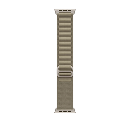 Apple MREX3WB/A Apple Watch Ultra2 Cellular, 49mm Titanium Case w Olive Alpine Loop Small, 194253829492