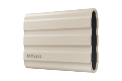 Samsung MU-PE1T0K/EU SSD Samsung MU-PE1T0K/EU, Portabil T7 Shield 1Tb, USB 3.2, Beige, 8806092968455