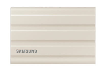 Samsung MU-PE1T0K/EU SSD Samsung MU-PE1T0K/EU, Portabil T7 Shield 1Tb, USB 3.2, Beige, 8806092968455