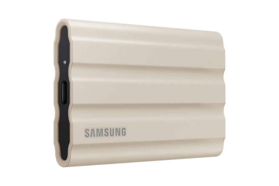 Samsung MU-PE1T0K/EU SSD Samsung MU-PE1T0K/EU, Portabil T7 Shield 1Tb, USB 3.2, Beige, 8806092968455