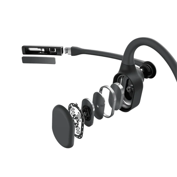 SHOKZ C110-AA-BK-EN OpenComm2 Casca bluetooth conductie osoasa, adaptor USB-A, 810092675211