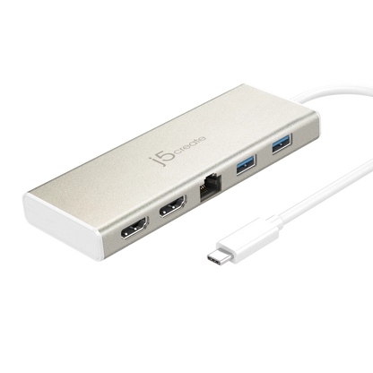 j5create JCD381-N JCD381-N Mini dock USB-C, Dual HDMI, 4712795081831