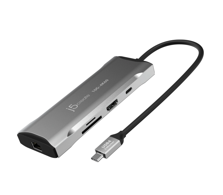 j5create JCD393-N 4K60 Elite USB-C Mini Dock 10Gbps, 4712795086263