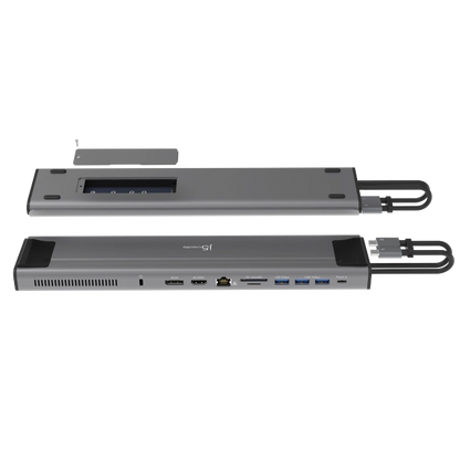 j5create JCD552-N M.2 NVMe USB-C Gen 2 Docking Station, 4712795086133