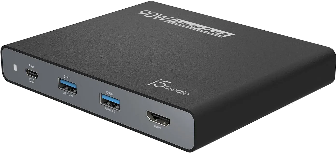 j5create JCDP392-EN 90W BUILT IN USB-C TRAVEL DOCK/- EU, 4712795083736