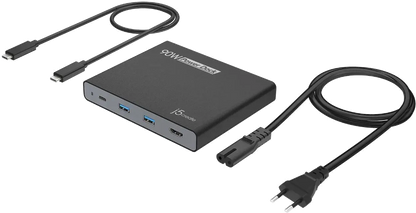 j5create JCDP392-EN 90W BUILT IN USB-C TRAVEL DOCK/- EU, 4712795083736