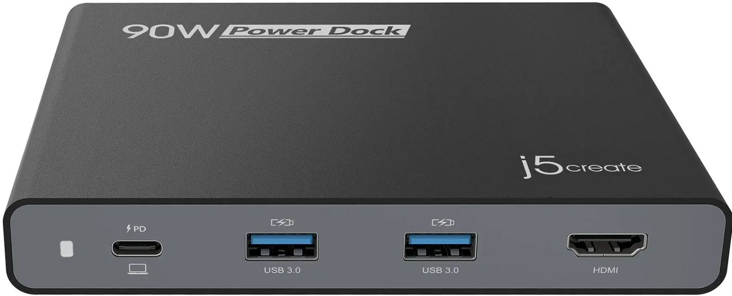 j5create JCDP392-EN 90W BUILT IN USB-C TRAVEL DOCK/- EU, 4712795083736