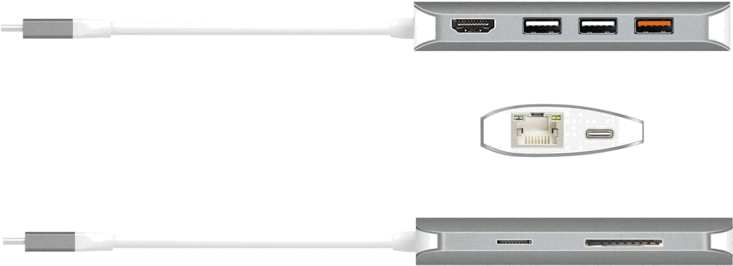 j5create JCD383-N USB-C MULTI ADAPTER (9 FUNCTION/IN 1), 4712795081909