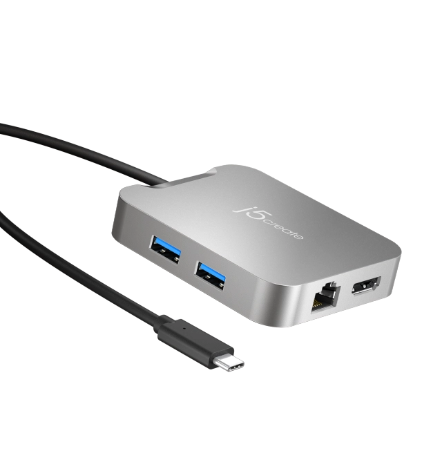 j5create JCD391-N 4K60 Elite USB-C PD Multi-Port Adapter, 4712795086379