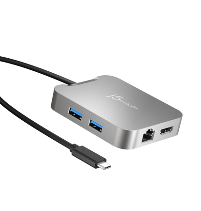 j5create JCD391-N 4K60 Elite USB-C PD Multi-Port Adapter, 4712795086379