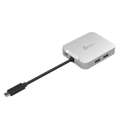 j5create JCD391-N 4K60 Elite USB-C PD Multi-Port Adapter, 4712795086379