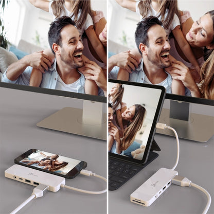 j5create JCD373-N USB-C MULTI-PORT HUB WITH POWER/DELIVERY, 4712795086027