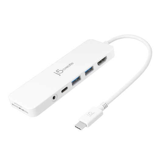 j5create JCD373-N USB-C MULTI-PORT HUB WITH POWER/DELIVERY, 4712795086027