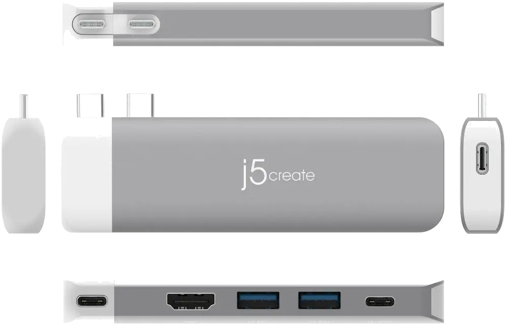 j5create JCD394-N USB-C 6K PREMIUM HUB/, 4712795087314