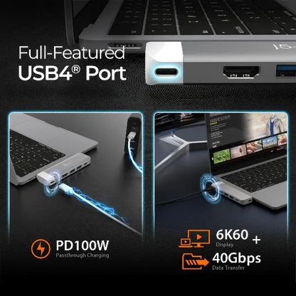 j5create JCD394-N USB-C 6K PREMIUM HUB/, 4712795087314