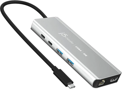 j5create JCD403-N USB4 8K MULTI-PORT HUB SPACE/GREY, 4712795086614