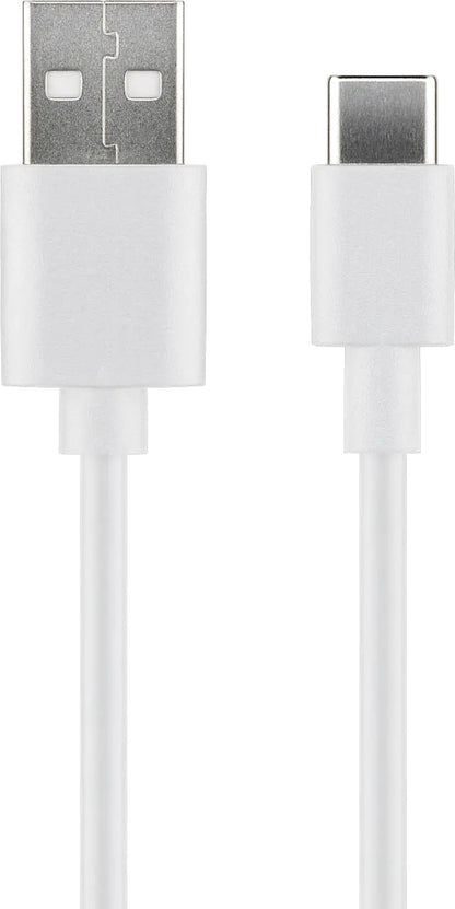 MicroConnect USB3.1CCHAR05W USB-C to USB2.0 A Cable, 0.5m, White, for synching and, 5706998772398