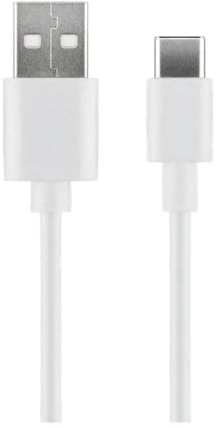 MicroConnect USB3.1CCHAR1W USB-C to USB2.0 A Cable, 1m, White, for synching and, 5706998775054