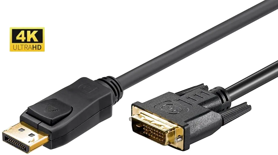 MicroConnect DP-DVI-MM-200 DisplayPort to DVI-D Cable 2m, DP v1.2- DVI-D 24+1, 5704327577263