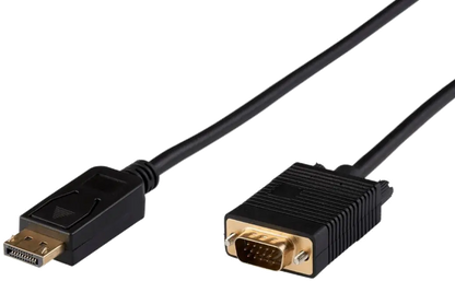 MicroConnect DP-VGA-MM-050 Displayport to VGA Cable 0.5m, Displayport version 1.2, Black, 5711783222934