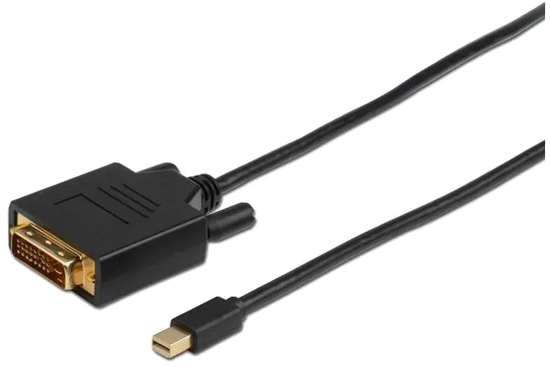 MicroConnect MDPDVI1B Mini Displayport to DVI-D, Cable 1m Dual Link 24+1, 5704174197492