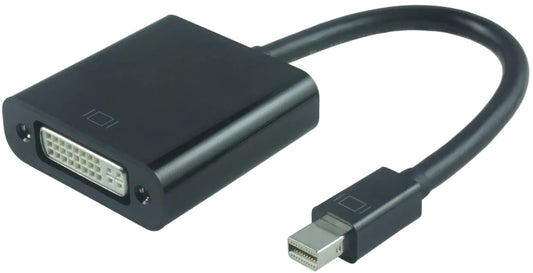 MicroConnect MDPDVI3B Mini DisplayPort to DVI Video, DVI-I Active 24+5 pin Black, 5712505743270