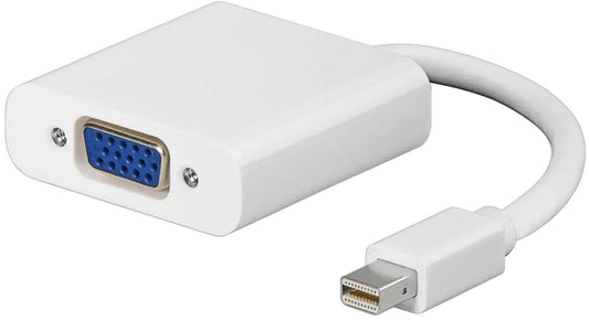 MicroConnect MDPVGA Mini Displayport-VGA M-F White, Passive, 5704327606994