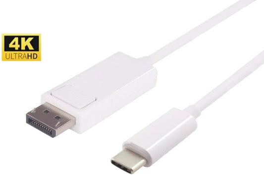 MicroConnect USB3.1CDPB2W USB-C Displayport cable 2m, USB-C to Displayport cable, 5706998092816